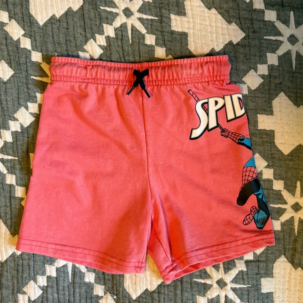 Spider-Man Ref Tee & Shorts Set + Navy & Neon Yellow Athletic Set - Picture 6 of 7